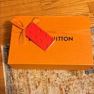 Louis Vuitton Bright Orange Box with Red Tag